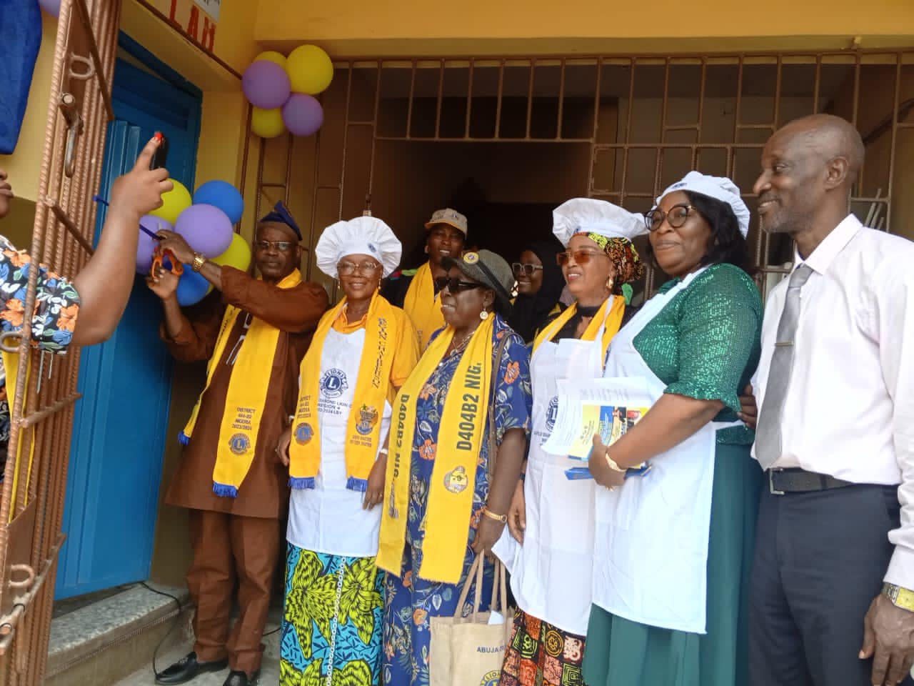 ILUPEJU DIAMOND LIONS CLUB RENOVATES SECONDARY SCHOOL HOME ECONOMICS DEPARTMENT