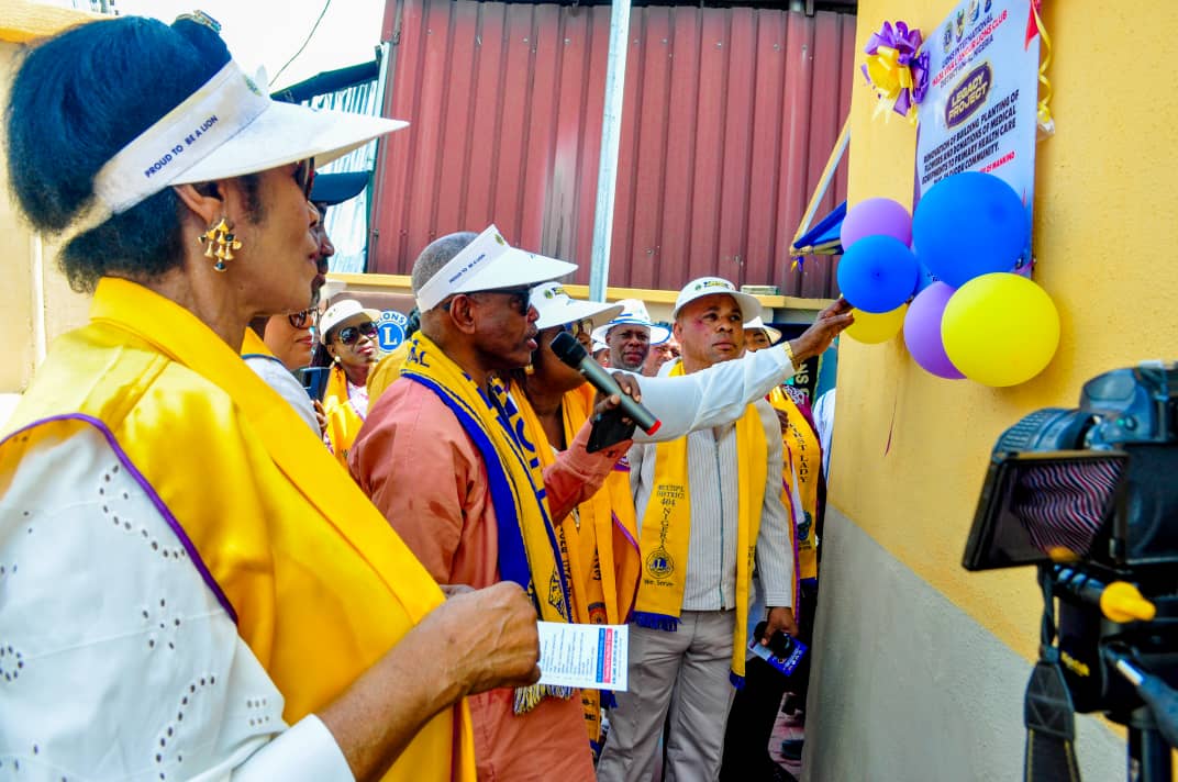 VIVA L’AMOUR LIONS CLUB REFURBISHES PRIMARY HEALTH CENTER