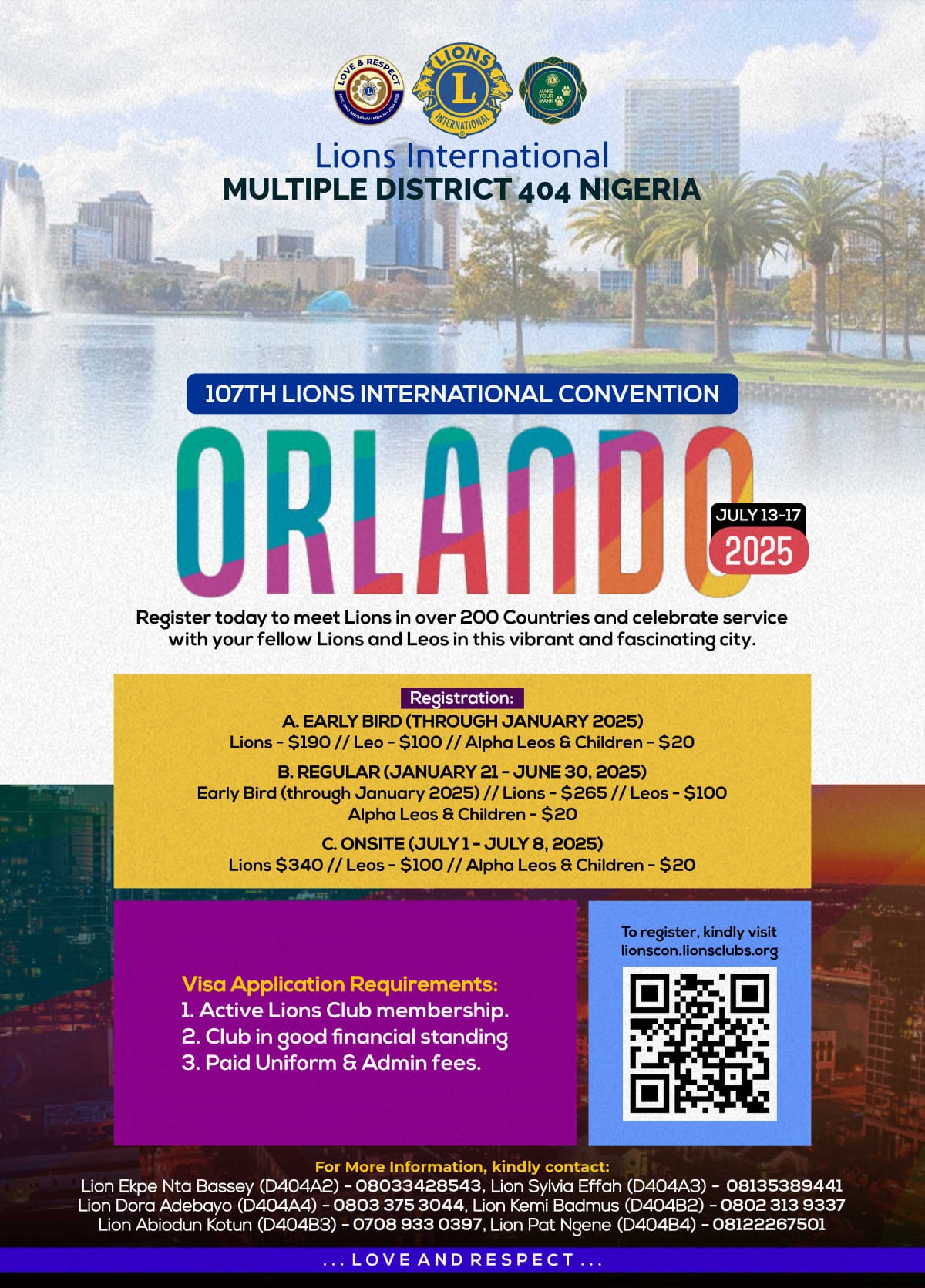 LIONS TO CONVERGE IN ORLANDO FOR INTERNATIONAL CONVENTION