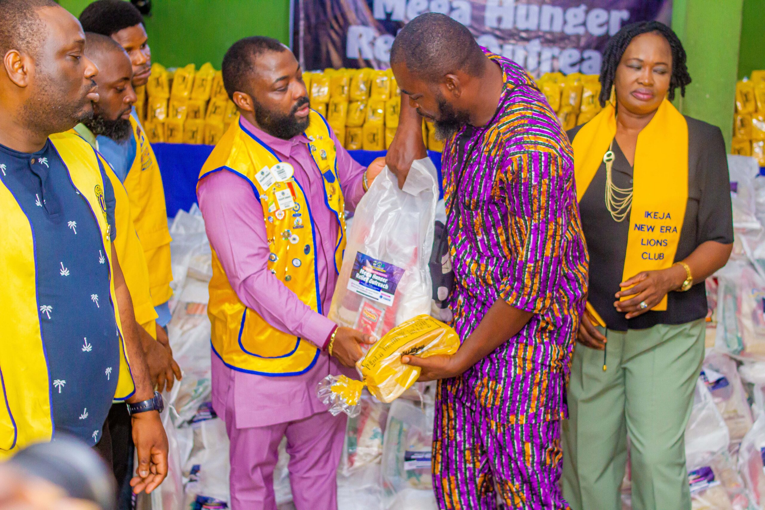 DISTRICT CARRIES OUT LCIF ASSISTED HUNGER RELIEF