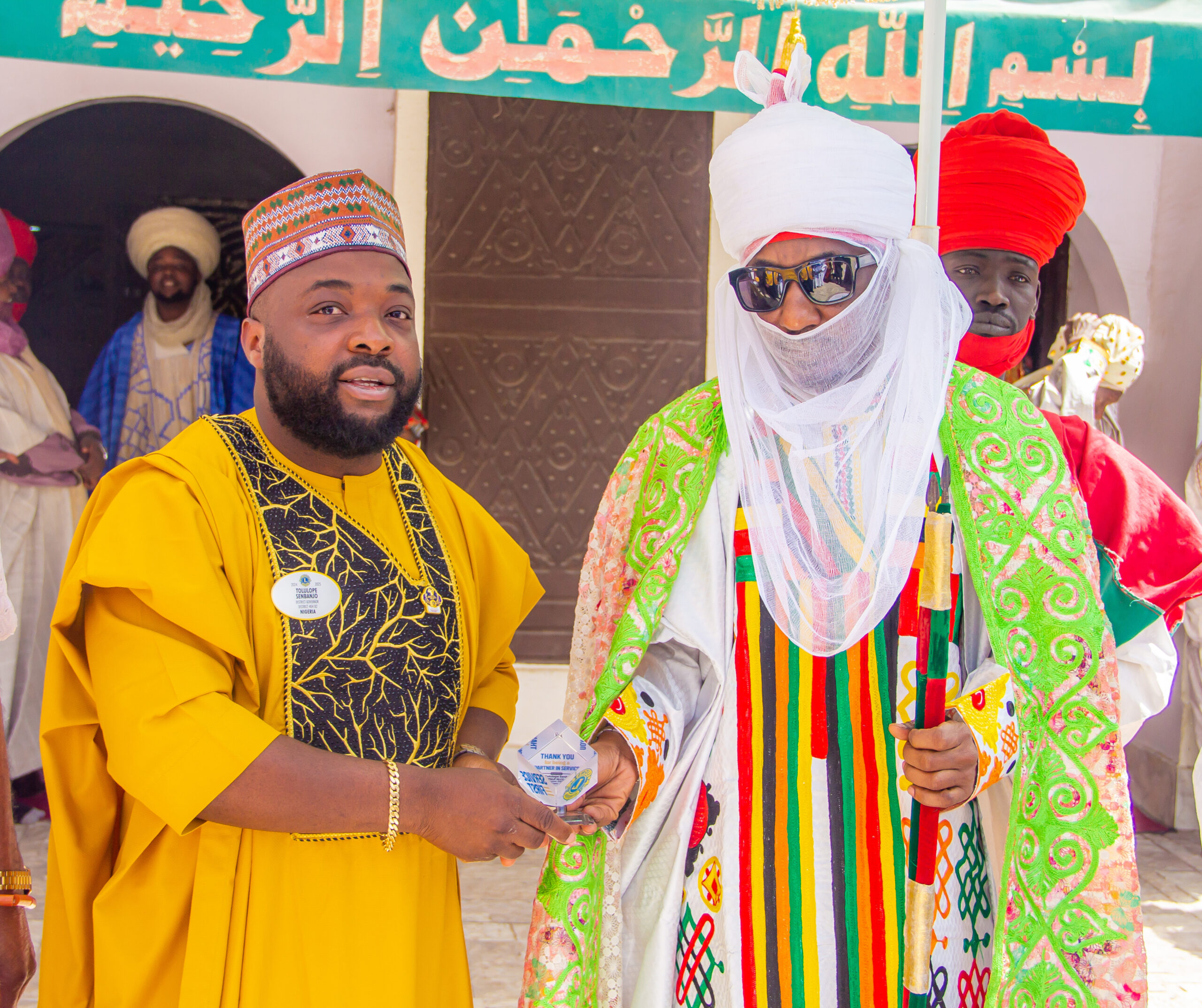 MD 404 PAYS A COURTESY VISIT TO EMIR OF KANO